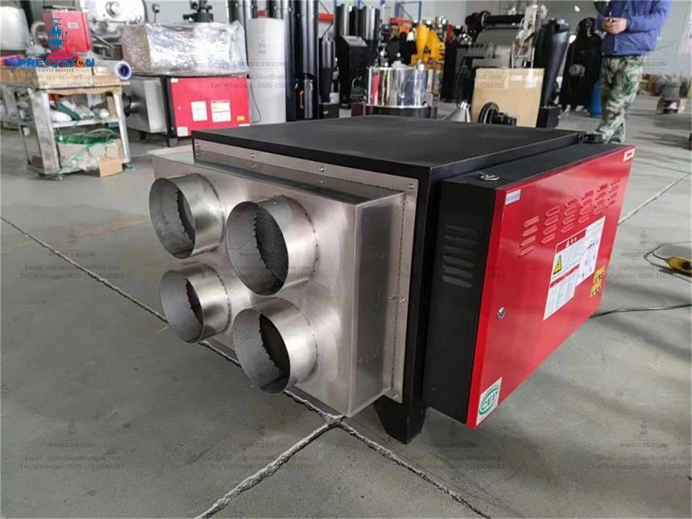 Indoor Coffee Roaster Smoke Filter Machine Rust Resistant Durability