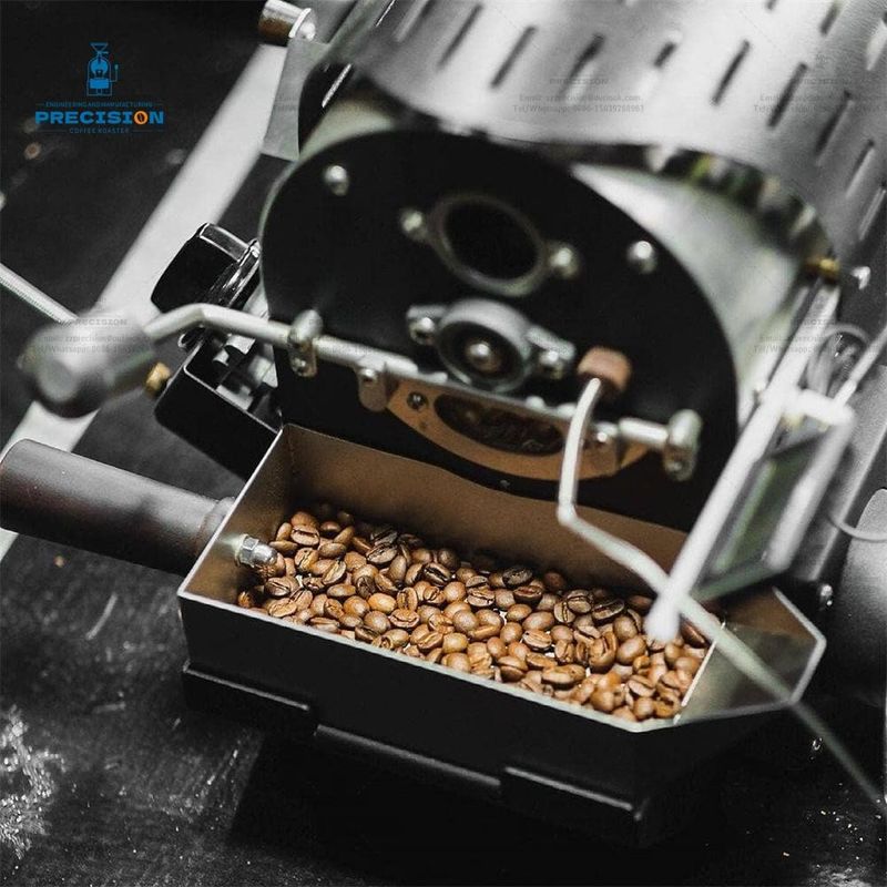 Small Commercial Sample Coffee Roaster Machine LPG Gas Type