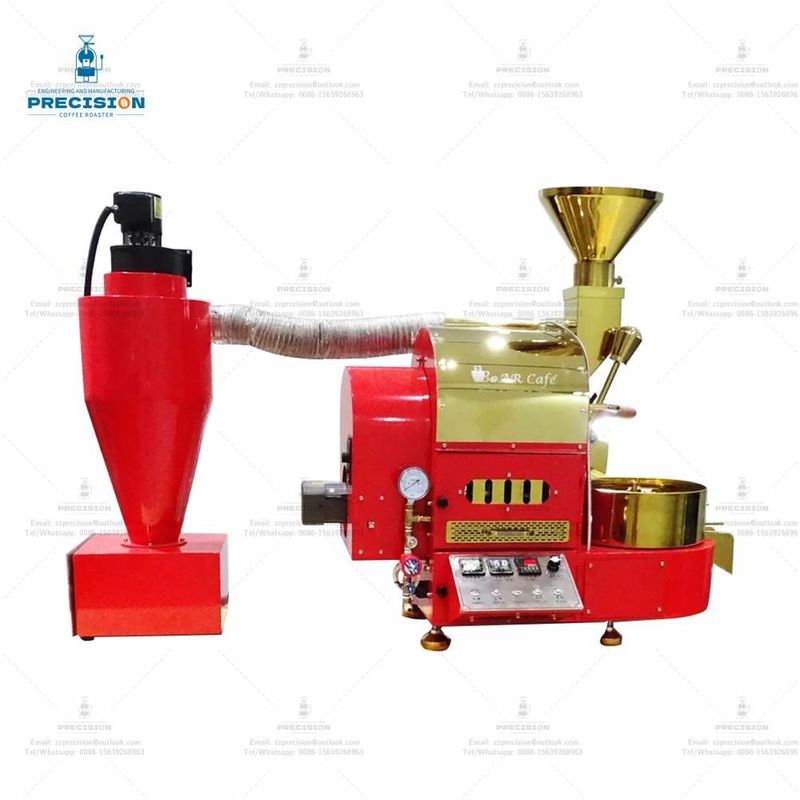 Precision 1kg Electric Coffee Roaster Stainless Steel Drum For Shop Use