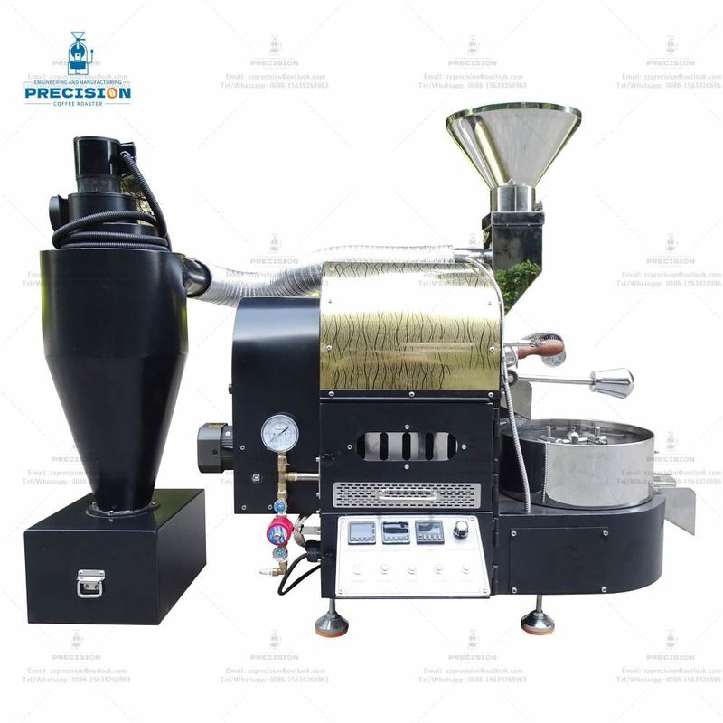 Cast Iron Coffee Roaster 10kg 12kg 15kg Large Stainless Steel Drum Commercial Industrial Coffee Roaster Machine