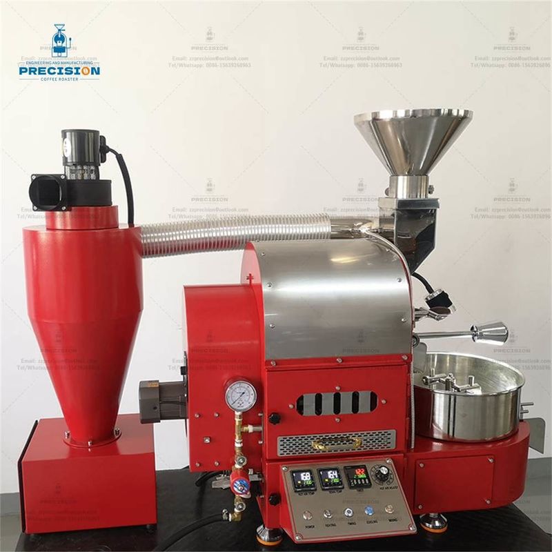 Commercial Fluid Bed Coffee Roaster Customized Color For Cafe