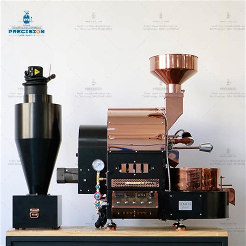 Programmable 1kg Coffee Roaster Red Color Roasting Time 12-15 Minutes