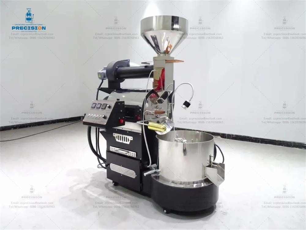 Electric Type Drum Coffee Roaster Stainless Steel Coffee Roasters With CE Certified