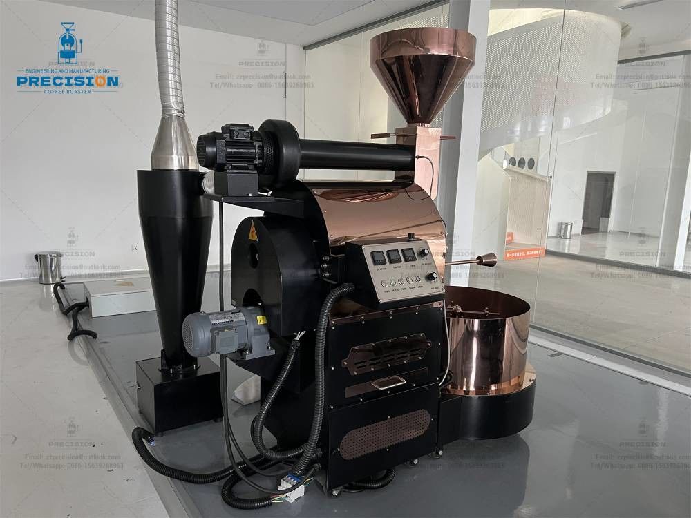 Commercial Home Electric Machine Coffee Roaster For Roasting , Cafe Gas Coffee Roaster Machine