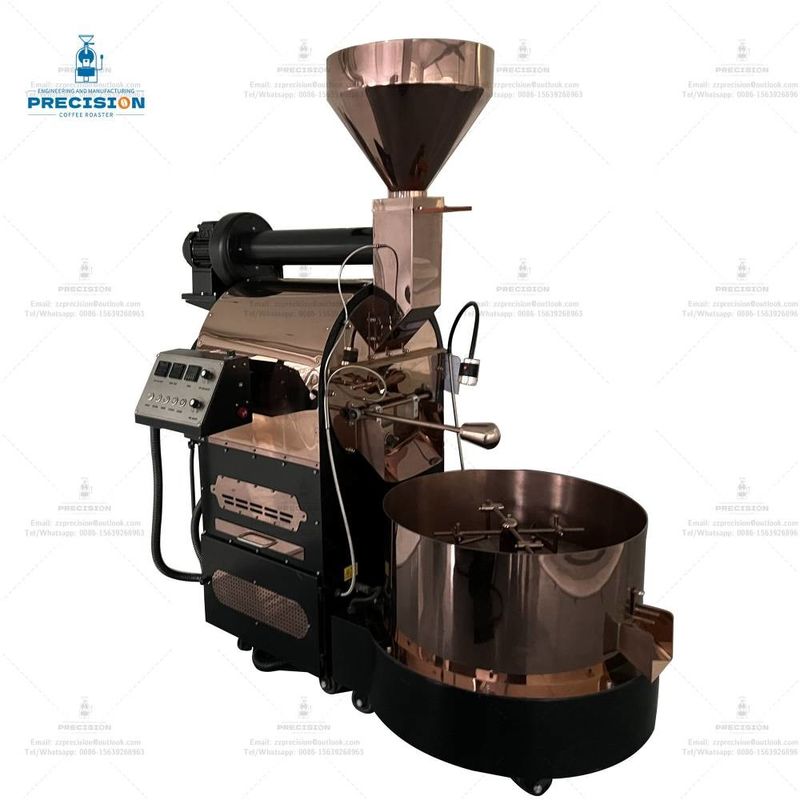Precision Coffee Roaster Machine Commercial With Stainless Steel Drum Housing Color