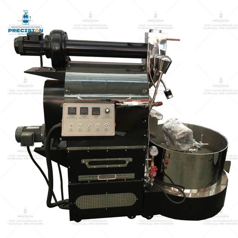 Easy Use Commercial Coffee Roaster Machinery Complete Electric Heating Type