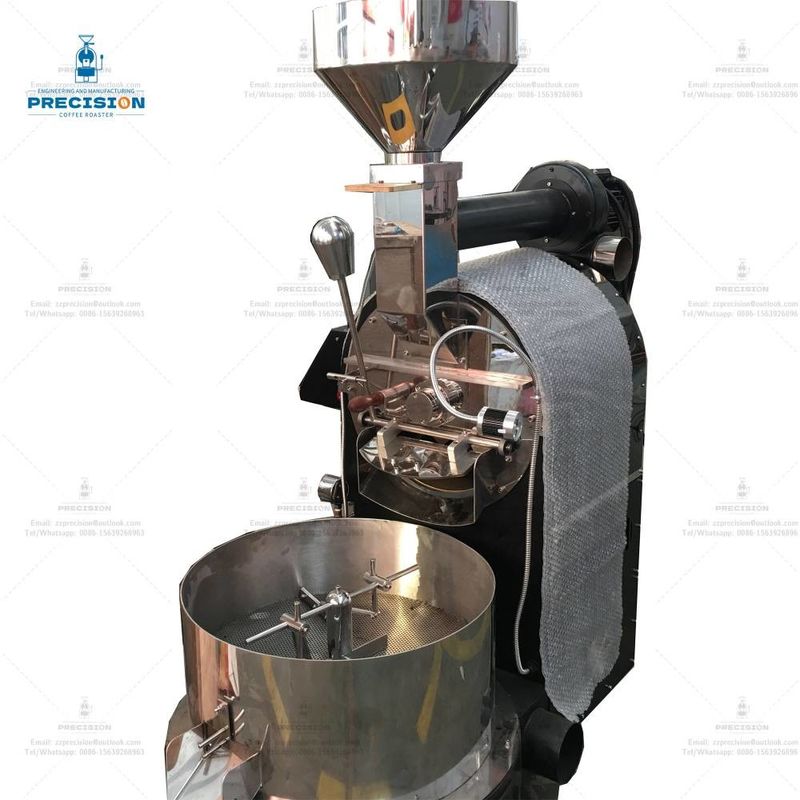 Easy Use Commercial Coffee Roaster Machinery Complete Electric Heating Type