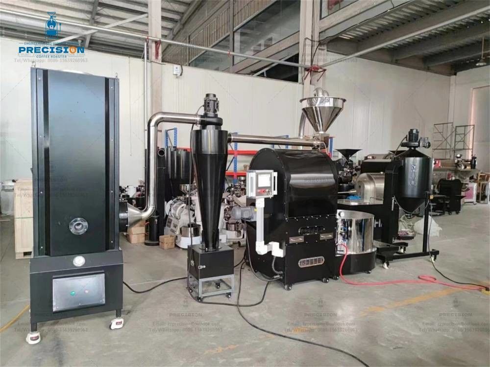 Commercial Grade Coffee Bean Roaster Hot Air Roasting Method Customize Color