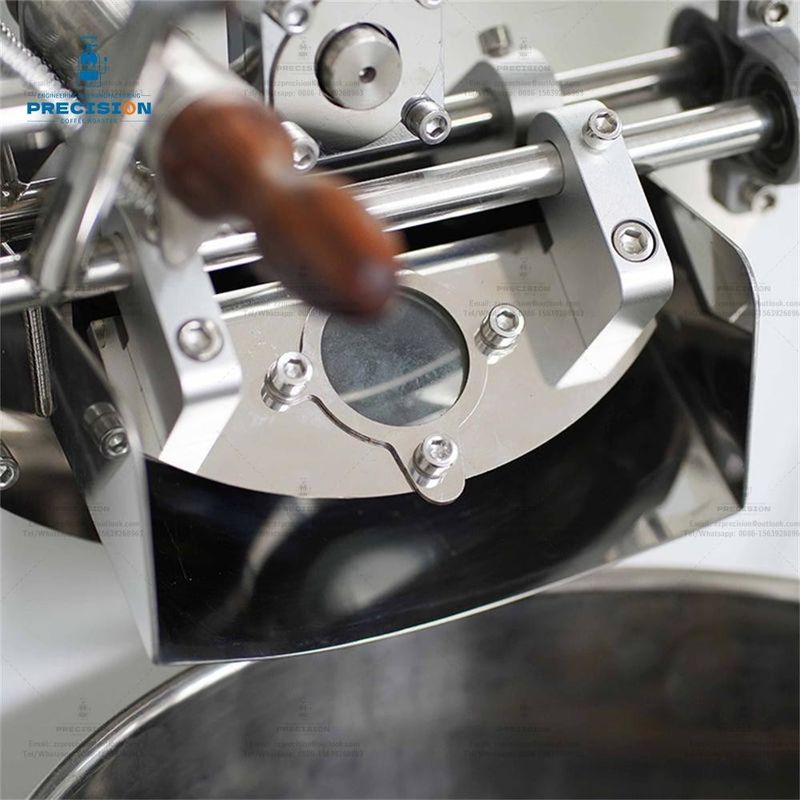 Commercial 3kg Coffee Roaster Stainless Steel Drum Electric / Gas Type