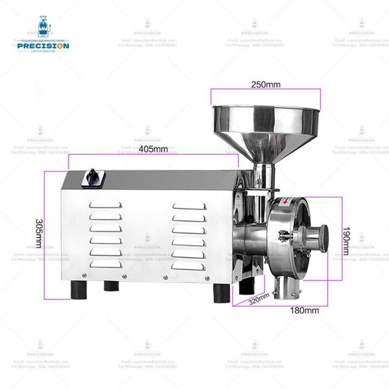Electric Coffee Roaster And Grinder 30-50kg/h Nut Roaster Machine For Home