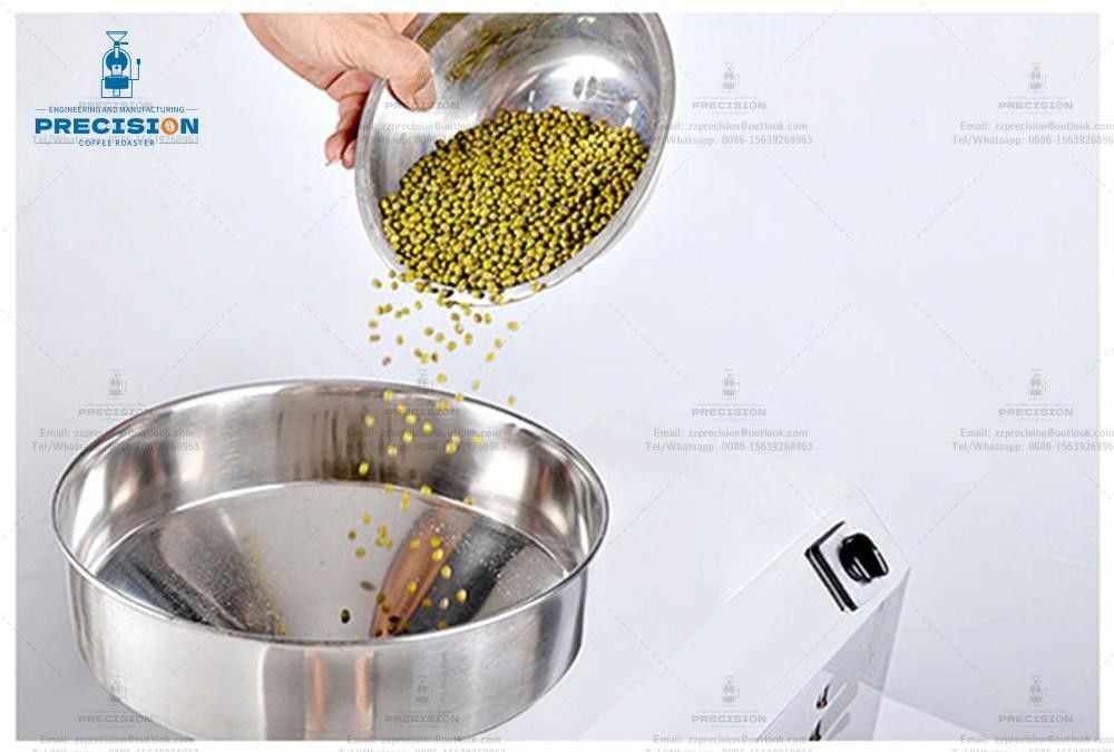 Electric Coffee Roaster And Grinder 30-50kg/h Nut Roaster Machine For Home