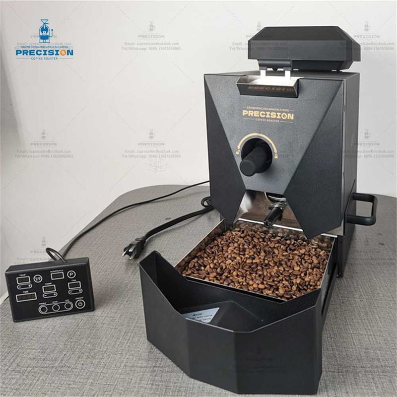 220V 2000W Black White Bean Roaster Home Coffee Roaster Machine With Full Hot Air Baking