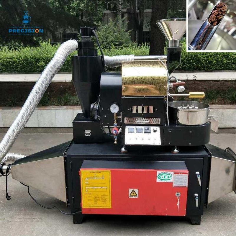 Gas Roaster 200-2500g/ Batch Coffee Bean Roaster With 1-2 Minutes Cooling Time