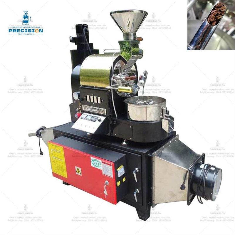 Gas Roaster 200-2500g/ Batch Coffee Bean Roaster With 1-2 Minutes Cooling Time