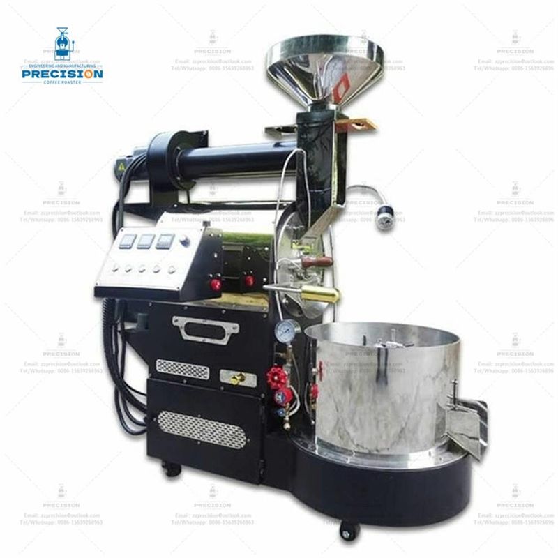 3kg Commercial Coffee Roaster With 316 Stainless Steel Drum Roasting 200-3500g Per Batch