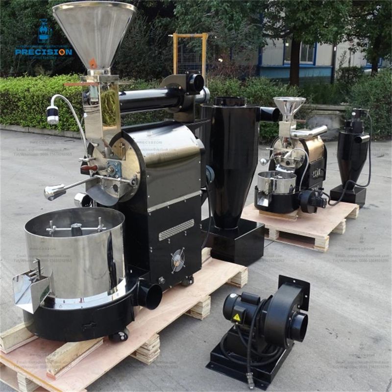 3kg Smart Coffee Roasting Machine With Heat Resistant 316 Stainless Steel Double Layer Drum