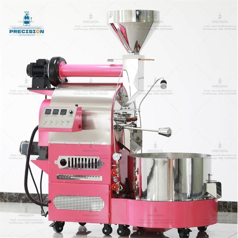 Double Layer Stainless Steel Drum Nut 5Kg 10Kg 15Kg  Multi Burner Roasting Machine Bean Coffee Roaster