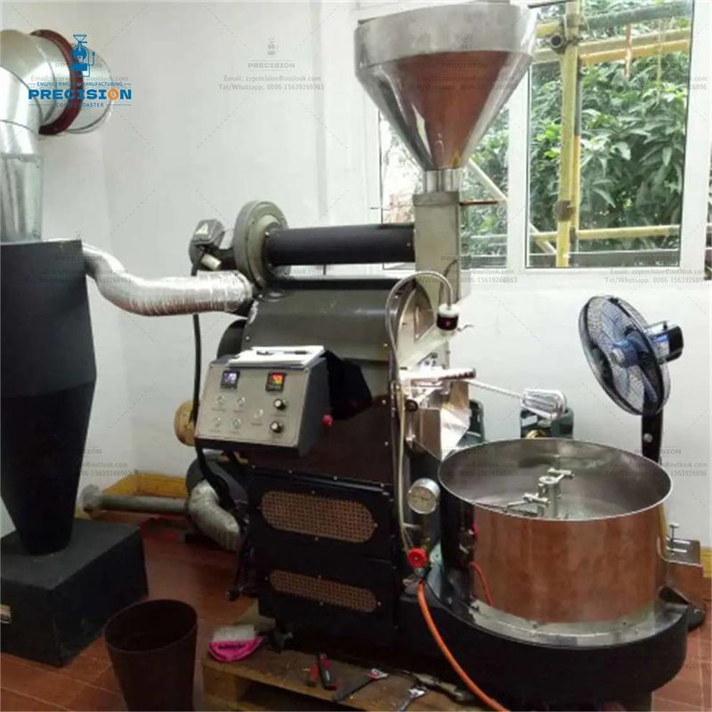 Multi Burner Double Layer Stainless Steel Drum 5Kg 10Kg 15Kg 20Kg Roasting Machine Bean Coffee Roaster