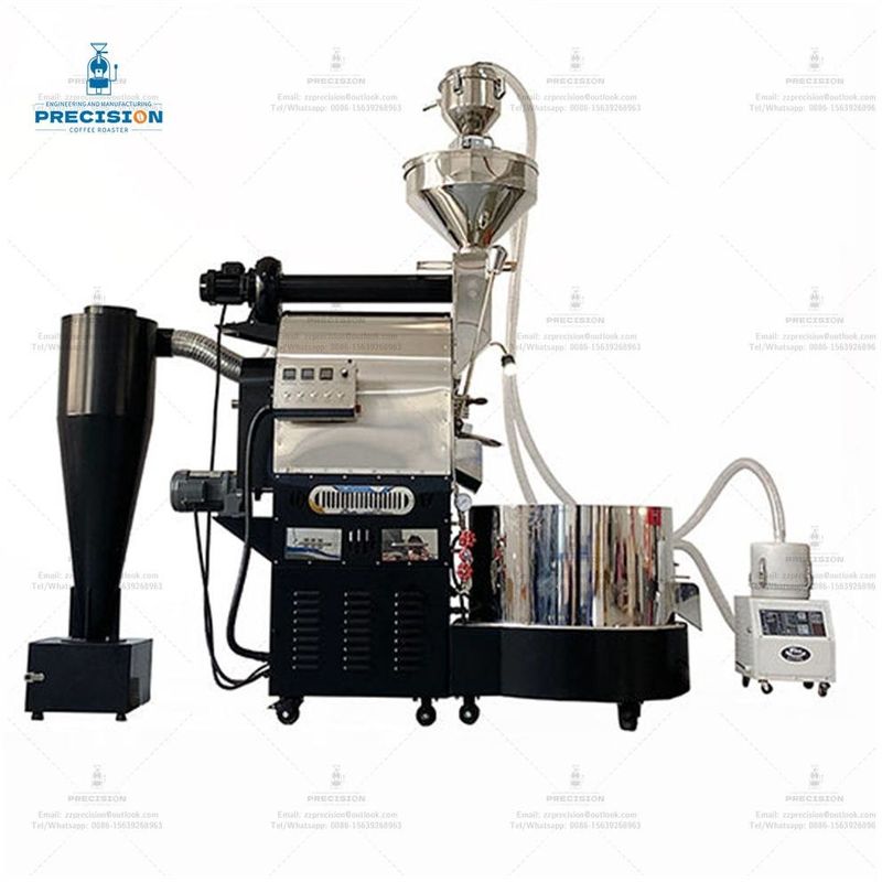 Double Layer Stainless Steel Drum Electric Sample Cafe Nuts 2Kg 3Kg 6Kg Gas Bean Machine Coffee Roaster