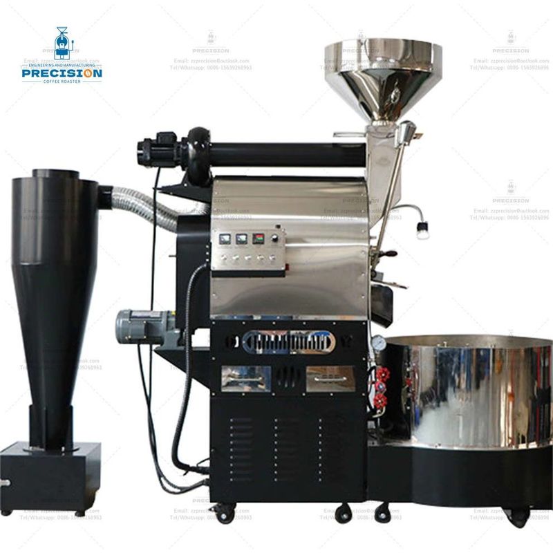 Commercial Industrial Automatic 20Kg 30Kg 60Kg Multi Burner Infrared Gas Electric Cafe Nut Coffee Bean Roaster Machine