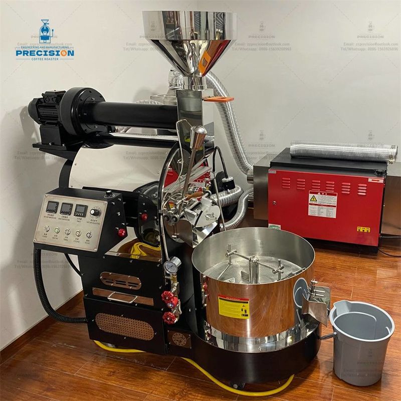 Commercial Industrial Automatic 20Kg 30Kg 60Kg Multi Burner Infrared Gas Electric Cafe Nut Coffee Bean Roaster Machine